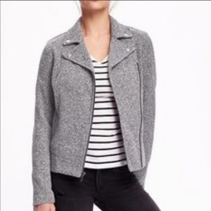 Old Navy Heather Grey Moto Jacket